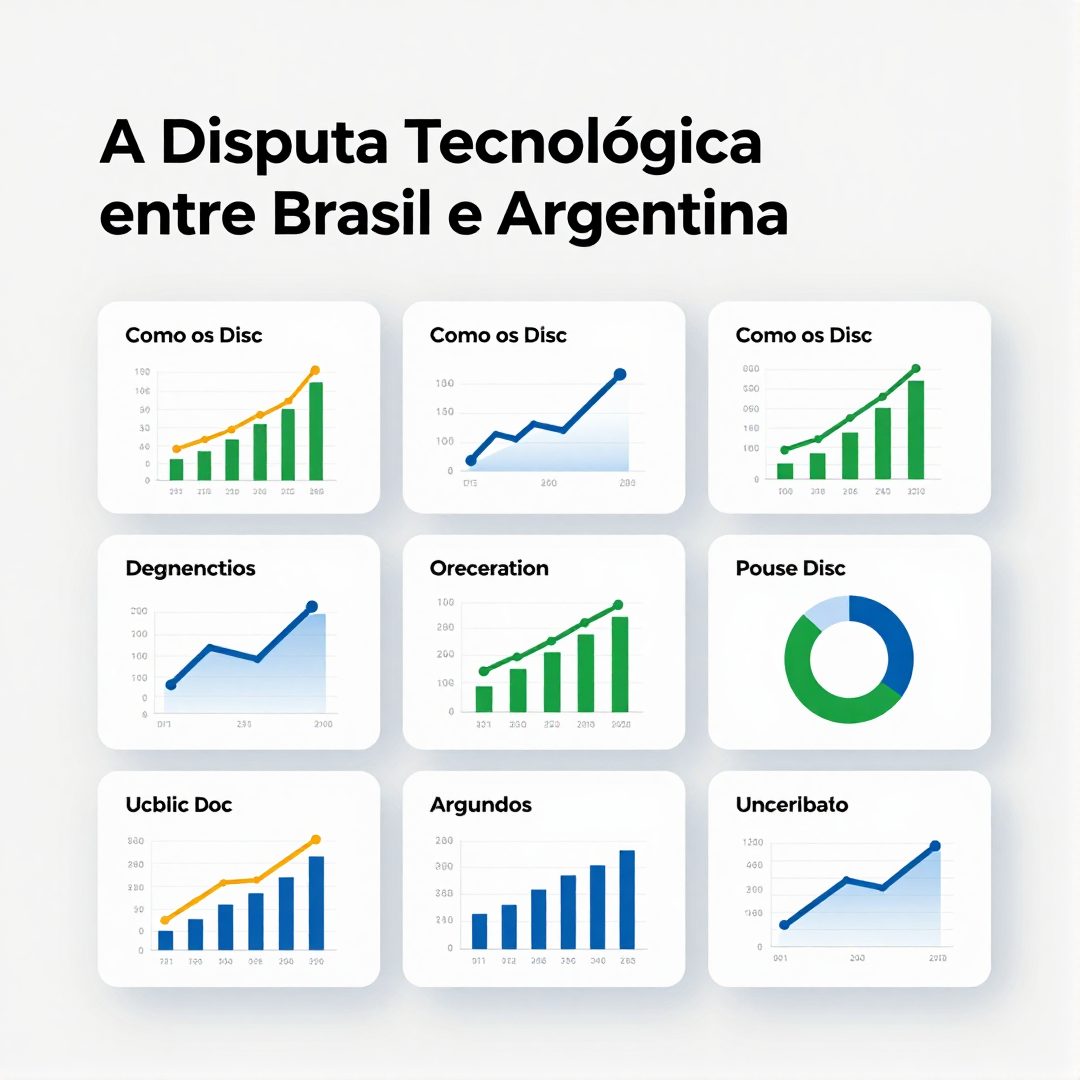 Infográfico - A Disputa Tecnológica entre Brasil e Argentina: Como os Discursos Políticos Impactam o Ecossistema de IA