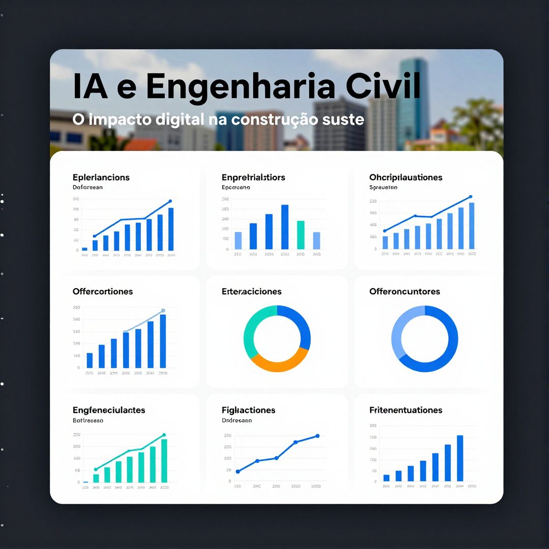 Infográfico - IA e engenharia civil: o impacto digital na construção sustentável
