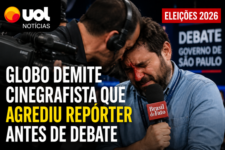 Globo demite cinegrafista após agressão a repórter antes de debate em São Paulo