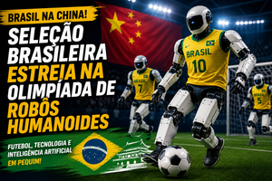 Seleção brasileira estreia na Olimpíada de Robôs Humanoides da China