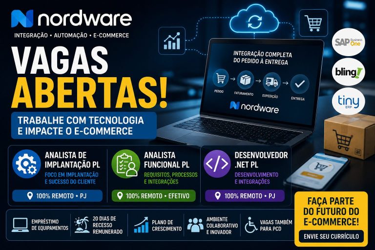 Nordware Abre Vagas Remotas para Analistas e Desenvolvedor .NET com Atuação em E-commerce e Integrações
