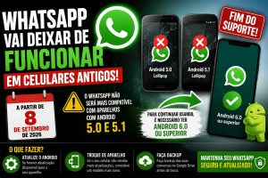 WhatsApp Vai Deixar de Funcionar em Celulares Antigos; Veja Quais Modelos Serão Afetados