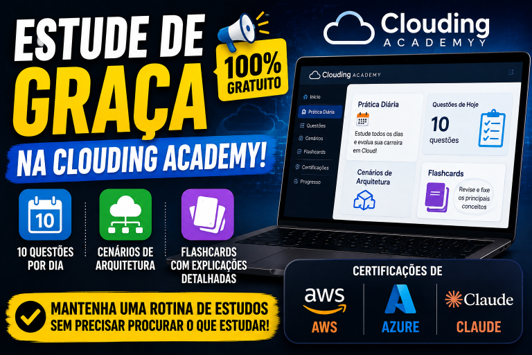 Clouding Academy oferece modo gratuito com questões diárias para estudar AWS, Azure e Claude