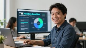 TSE monitora deepfakes: como a IA transforma as eleições brasileiras de 2026
