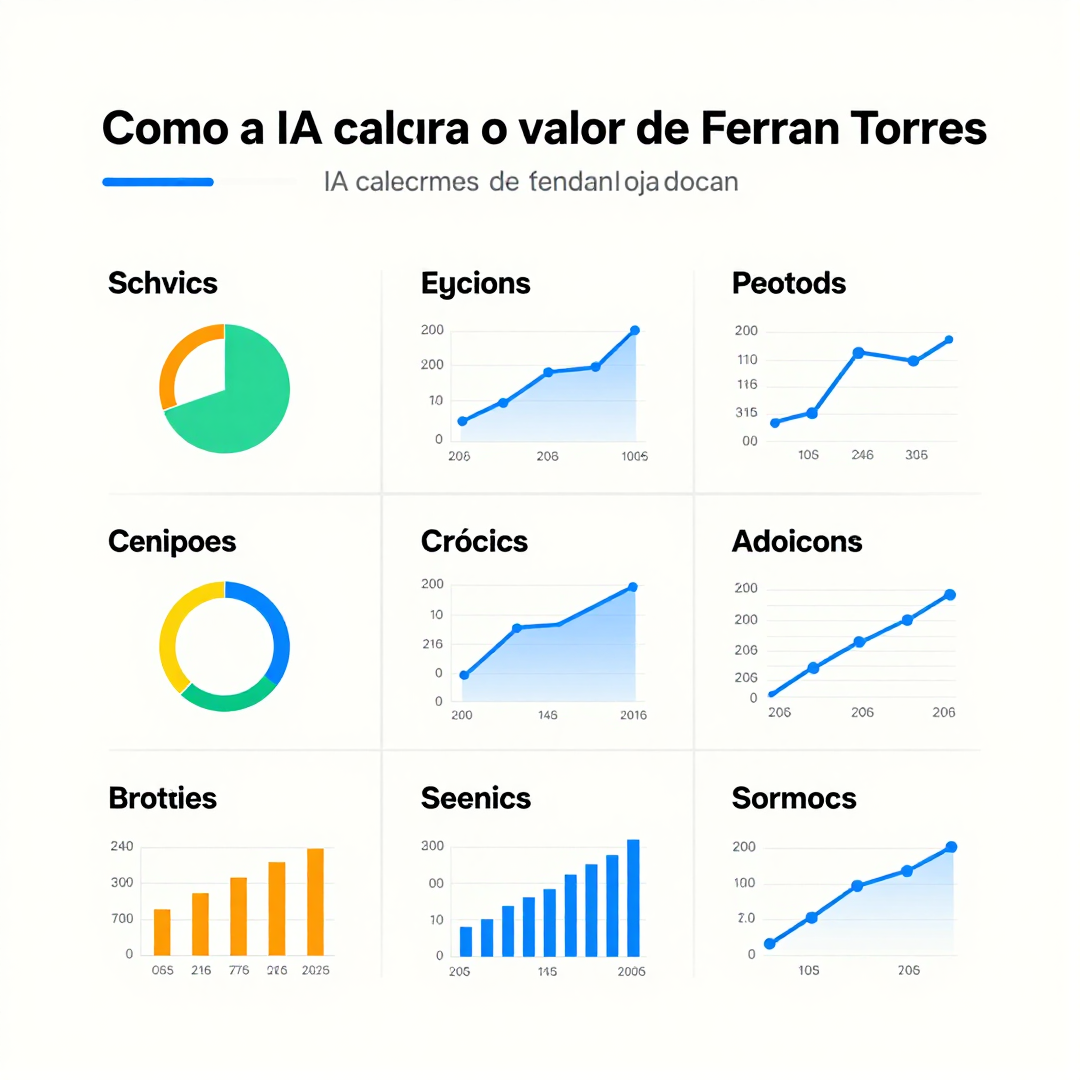 Infográfico - Como a IA calcula o valor de Ferran Torres e transforma o mercado de atletas
