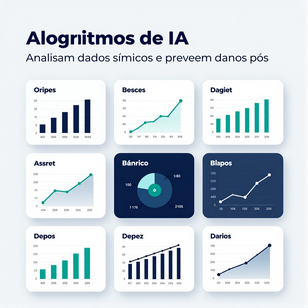 Infográfico - Algoritmos de IA analisam dados sísmicos e preveem danos pós-terremoto na Colômbia
