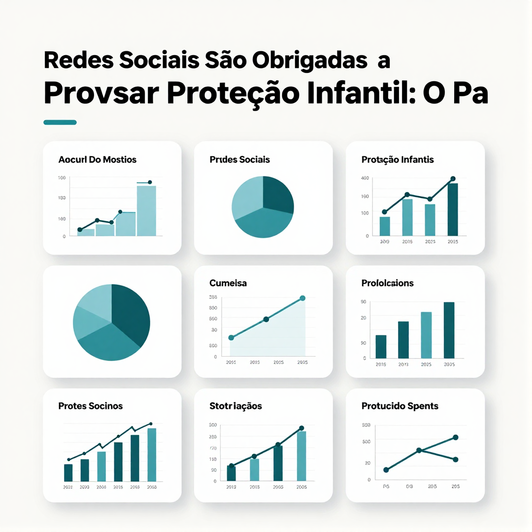 Infográfico - Redes Sociais São Obrigadas a Provar Proteção Infantil: O Papel Crucial da Inteligência Artificial