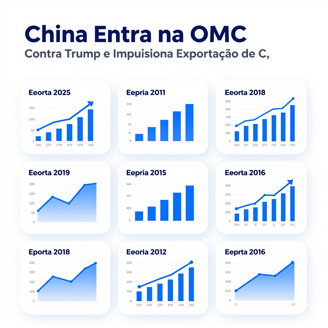 Infográfico - China Entra na OMC Contra Trump e Impulsiona Exportação de Chips Brasileiros para o Setor de IA