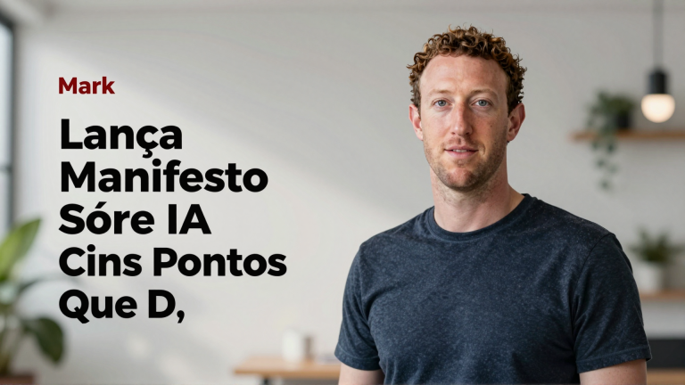 Mark Zuckerberg Lança Manifesto Sobre IA: Cinco Pontos Que Desafiam Rivais e Redefinem o Futuro da Meta