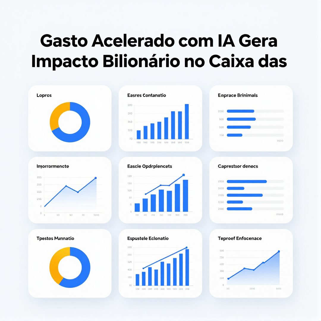 Infográfico - Gasto Acelerado com IA Gera Impacto Bilionário no Caixa das Big Techs