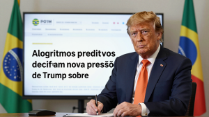 Algoritmos preditivos decifram a nova pressão de Trump sobre o Irã e sinalizam volatilidade para o Real