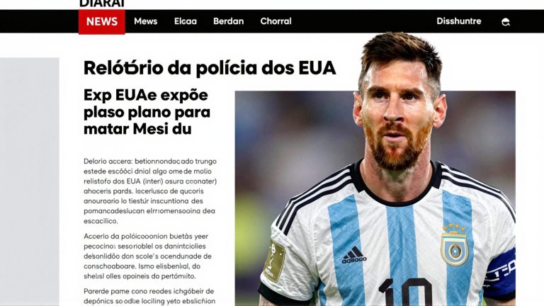 Relatório da polícia dos EUA expõe plano para matar Messi durante Copa com o uso de inteligência artificial