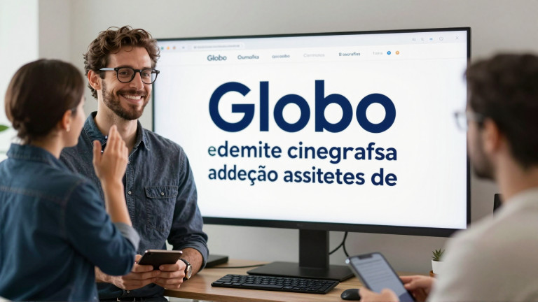 Globo demite cinegrafista e acelera adoção de assistentes de IA em câmeras de transmissão ao vivo