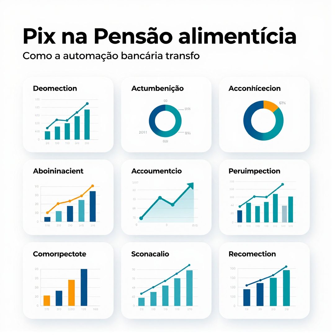 Infográfico - Pix na pensão alimentícia: como a automação bancária transforma pagamentos e reduz inadimplência digital