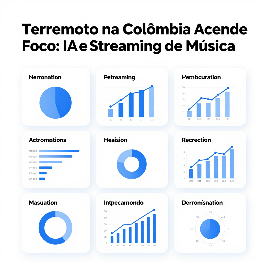 Infográfico - Terremoto na Colômbia Acende Foco: IA e Streaming de Música Reagem à Solidariedade de Shakira e Maluma