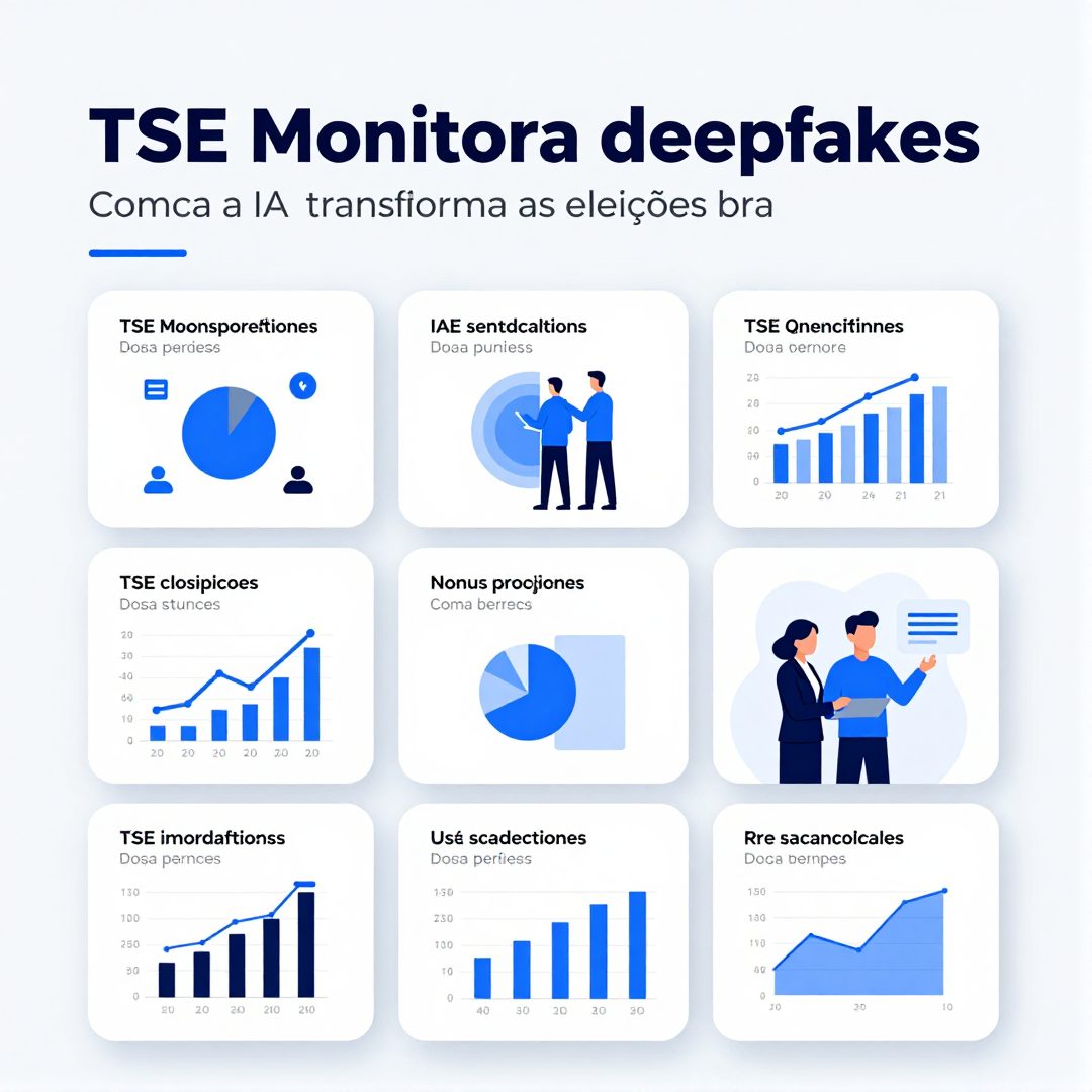 Infográfico - TSE monitora deepfakes: como a IA transforma as eleições brasileiras de 2026