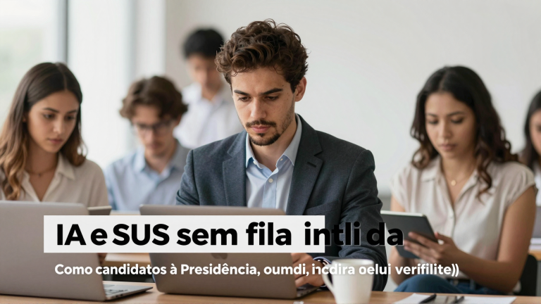 IA e SUS sem fila: como candidatos à Presidência usam inteligência artificial para transformar a saúde pública no Brasil
