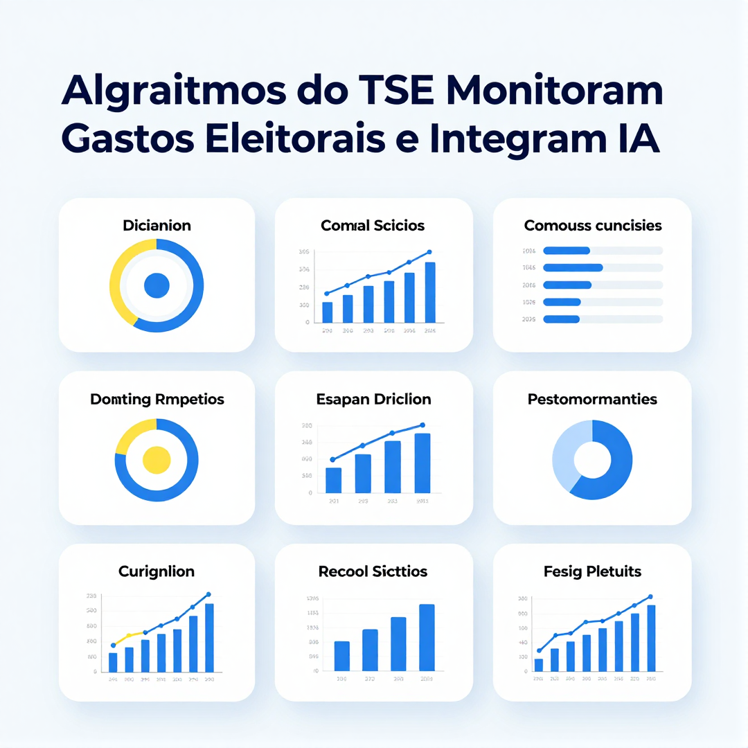 Infográfico - Algoritmos do TSE Monitoram Gastos Eleitorais e Integram IA para Combater Fraudes na TV