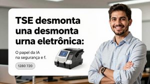 TSE desmonta urna eletrônica: o papel da IA na segurança e futuro do voto digital