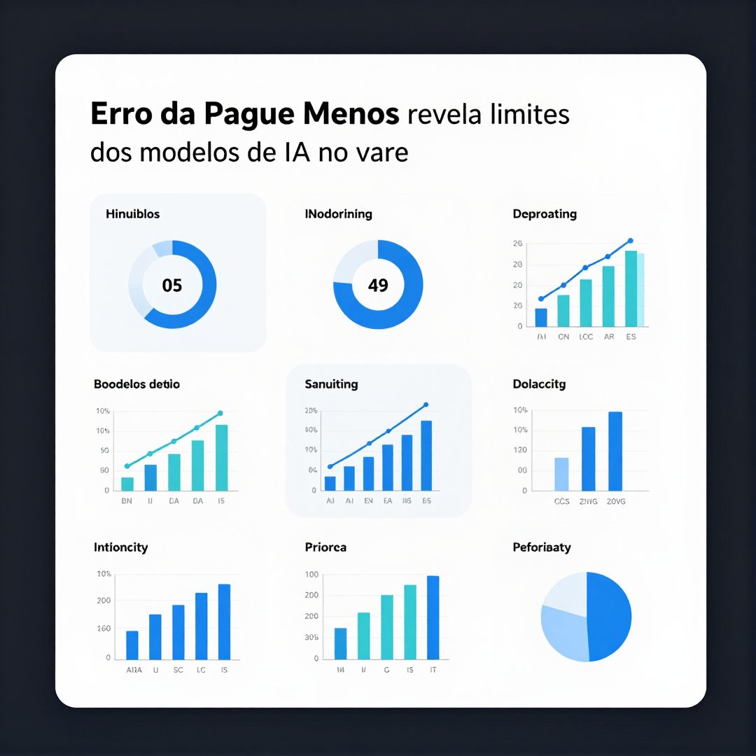 Infográfico - Erro da Pague Menos revela limites dos modelos de IA no varejo digital