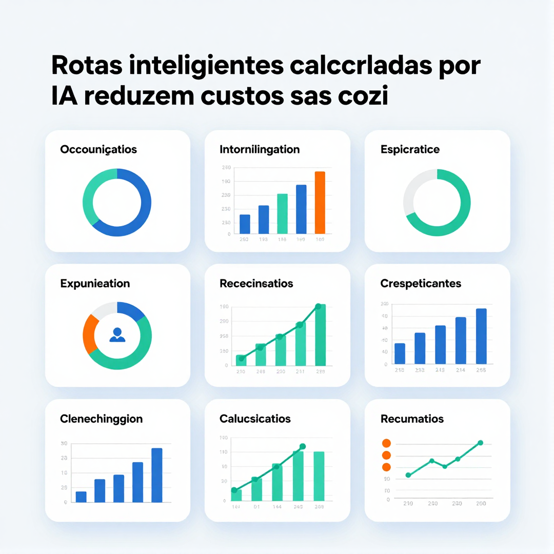 Infográfico - Rotas inteligentes calculadas por IA reduzem custos das cozinhas invisíveis no boom do delivery
