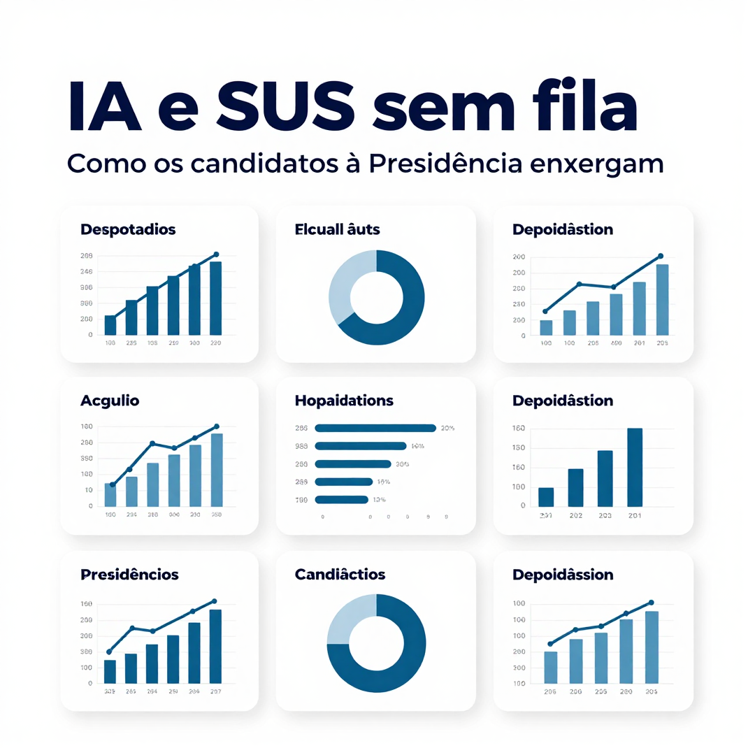 Infográfico - IA e SUS sem fila: como os candidatos à Presidência enxergam a saúde digital