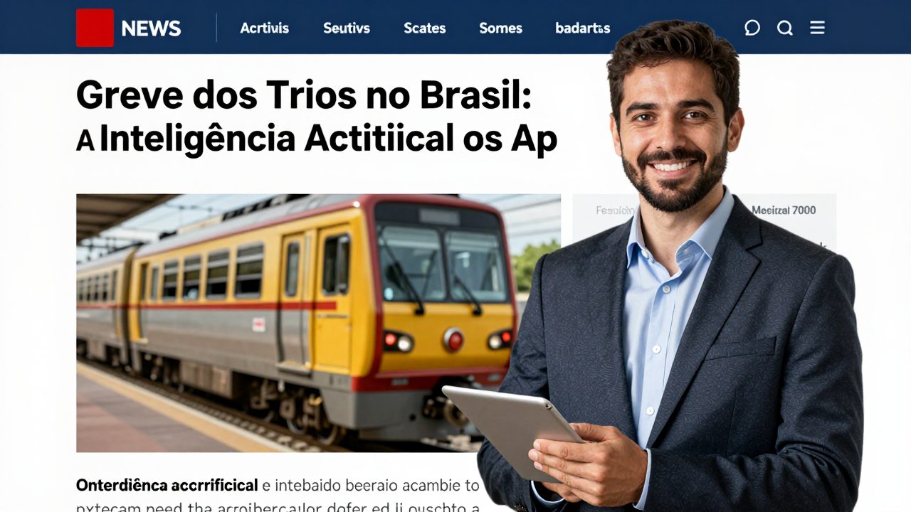 Greve dos Trens no Brasil: A Inteligência Artificial e os Apps Reagem à Paralisação das Malhas Ferroviárias