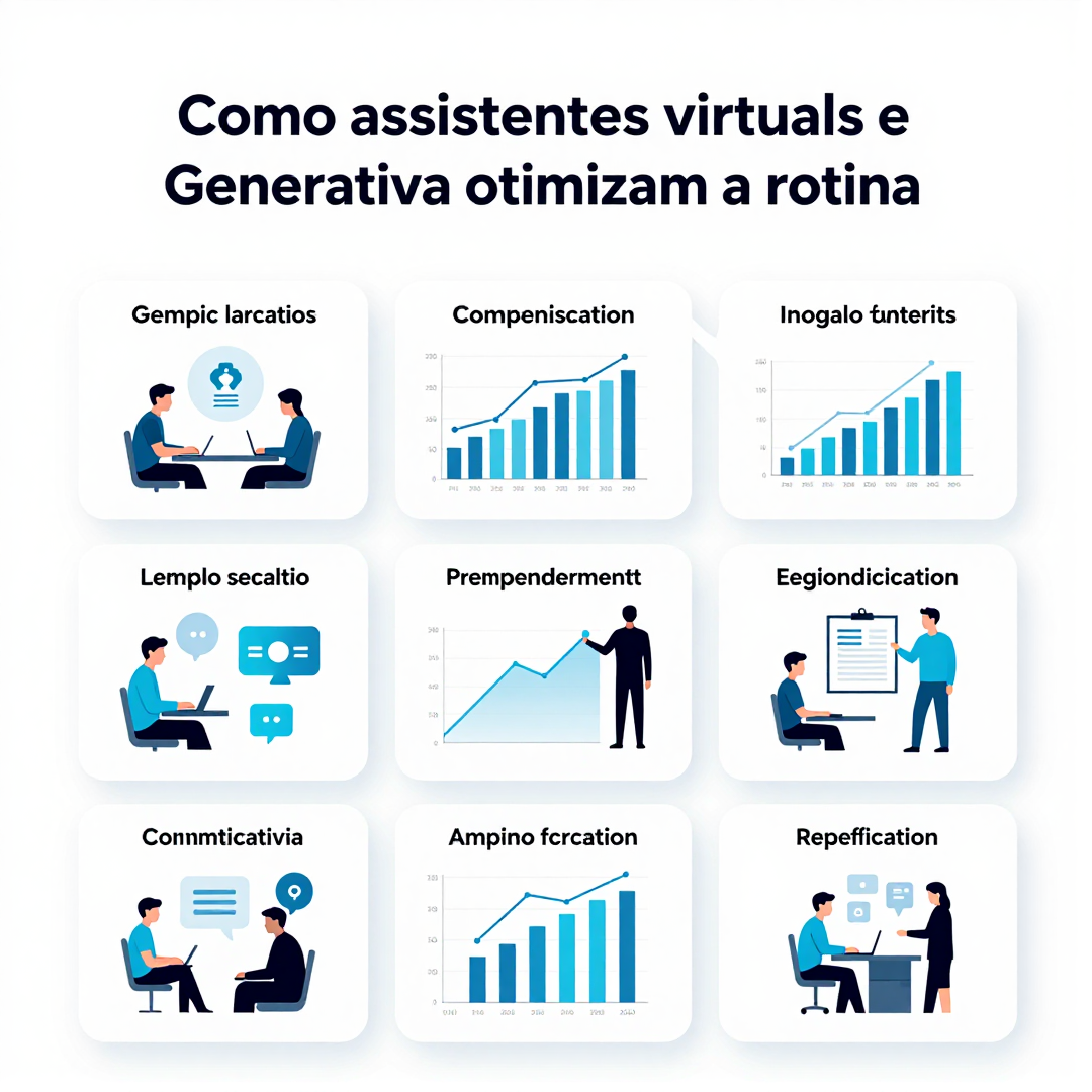 Infográfico - Como assistentes virtuais e IA generativa otimizam a rotina dos pais na última licença de cinco dias