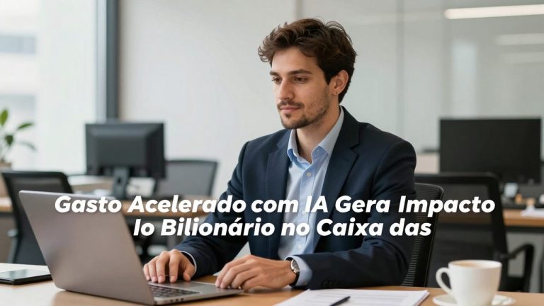 Gasto Acelerado com IA Gera Impacto Bilionário no Caixa das Big Techs