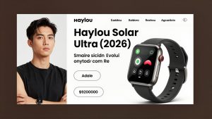 Haylou Solar Ultra (2026): Smartwatch Renovado Evolui com Recursos de IA que Revolucionam a Experiência do Usuário