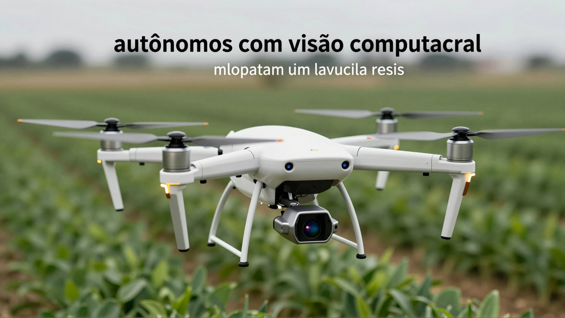 Drones autônomos com visão computável mapeiam lavouras resistentes ao novo padrão do El Niño
