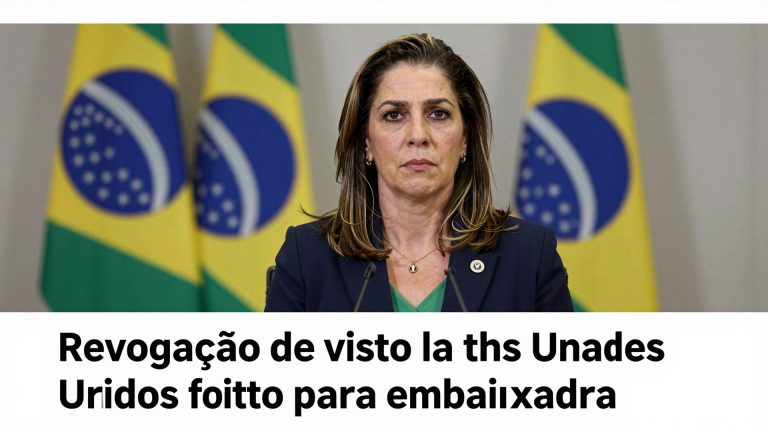 Revogação de visto dos Estados Unidos para embaixadora brasileira é analisada por algoritmos de processamento de linguagem