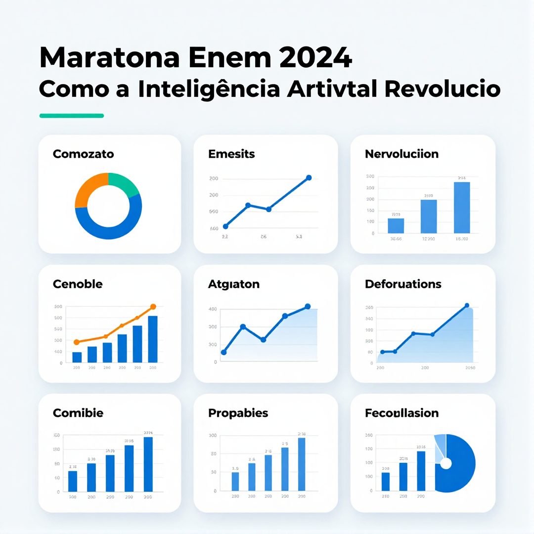 Infográfico - Maratona Enem 2024: Como a Inteligência Artificial Revoluciona o Estudo dos Candidatos