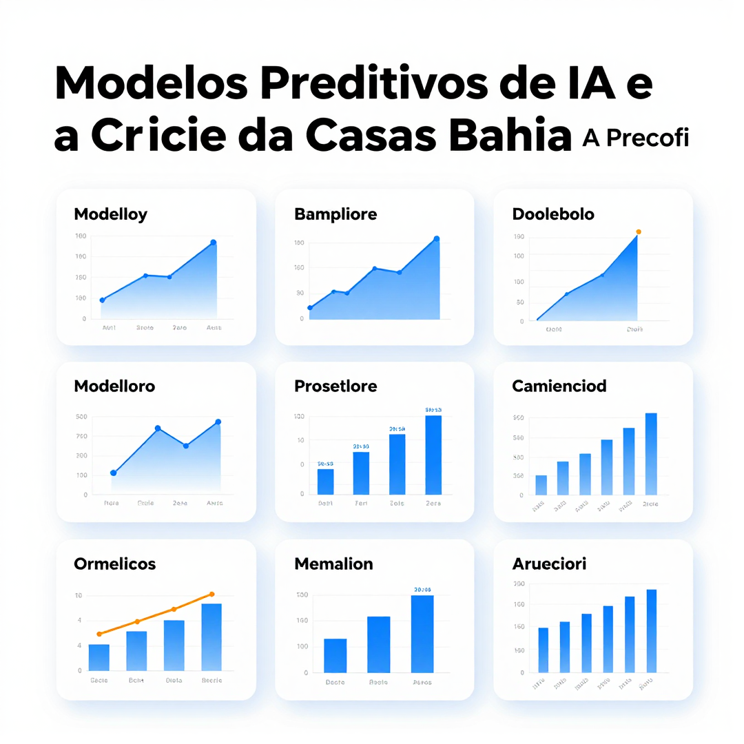 Infográfico - Modelos Preditivos de IA e a Crise da Casas Bahia: A Precificação no Cenário Econômico Híbrido