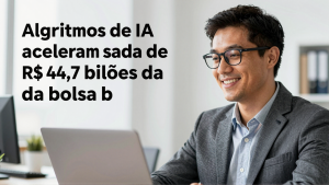 Algoritmos de IA aceleram saída de R$ 4,7 bilhões da bolsa brasileira hoje