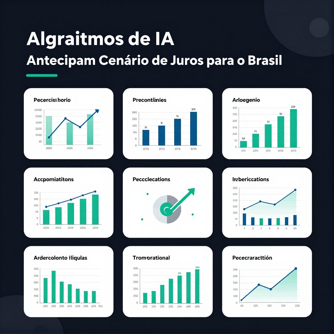 Infográfico - Algoritmos de IA Antecipam Cenário de Juros para o Brasil em 2026 Após Corte do Copom