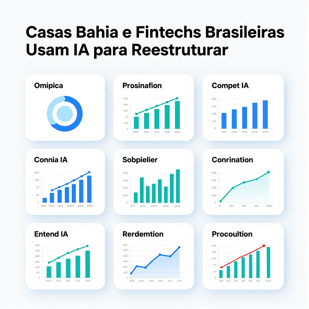 Infográfico - Casas Bahia e Fintechs Brasileiras Usam IA para Reestruturar Dívidas em Crise Econômica