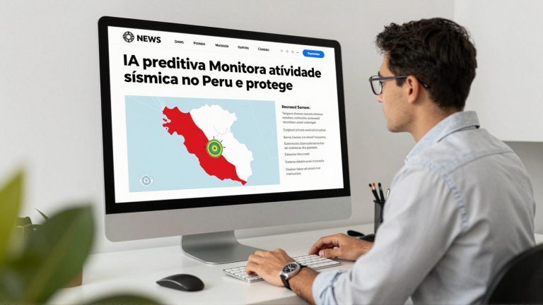 IA preditiva monitora atividade sísmica no Peru e protege infraestruturas críticas de desastres naturais