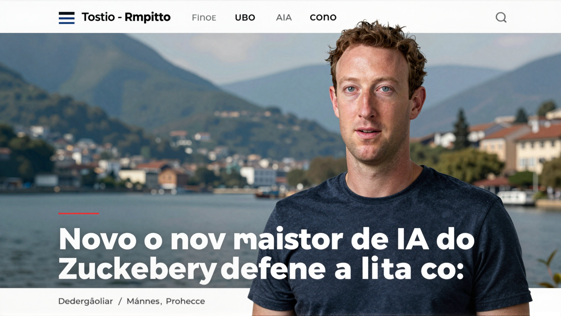 Como o novo manifesto de IA do Zuckerberg redefine a luta contra rivais tecnológicos