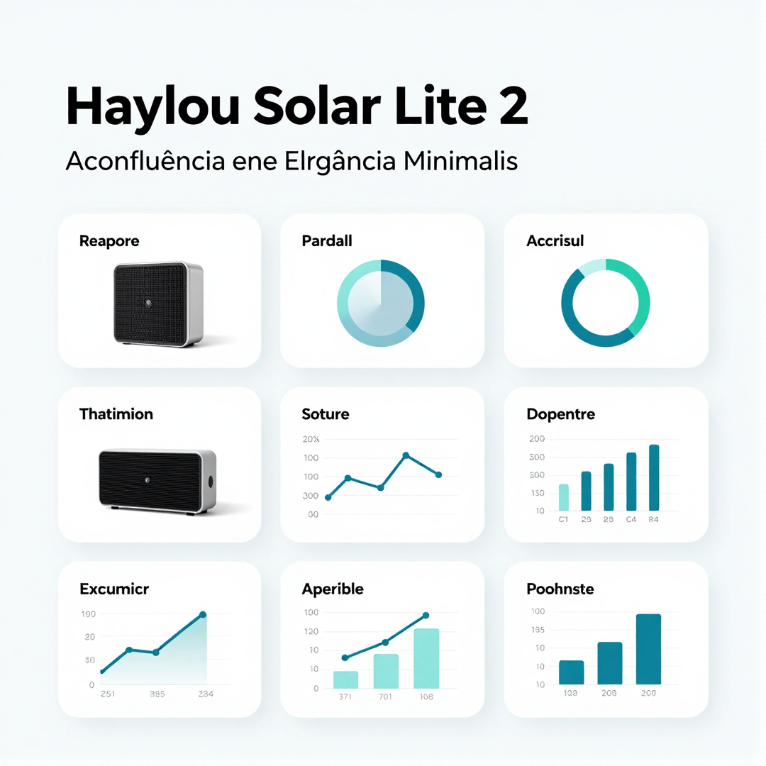 Infográfico - Haylou Solar Lite 2: A Confluência entre Elegância Minimalista e Monitoramento Inteligente