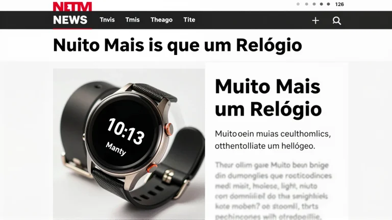 Smartwatch: Muito Mais que um Relógio