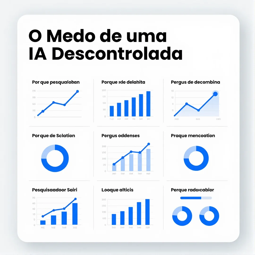 Infográfico - O Medo de uma IA Descontrolada: Por que um Pesquisador Sairia do Setor?