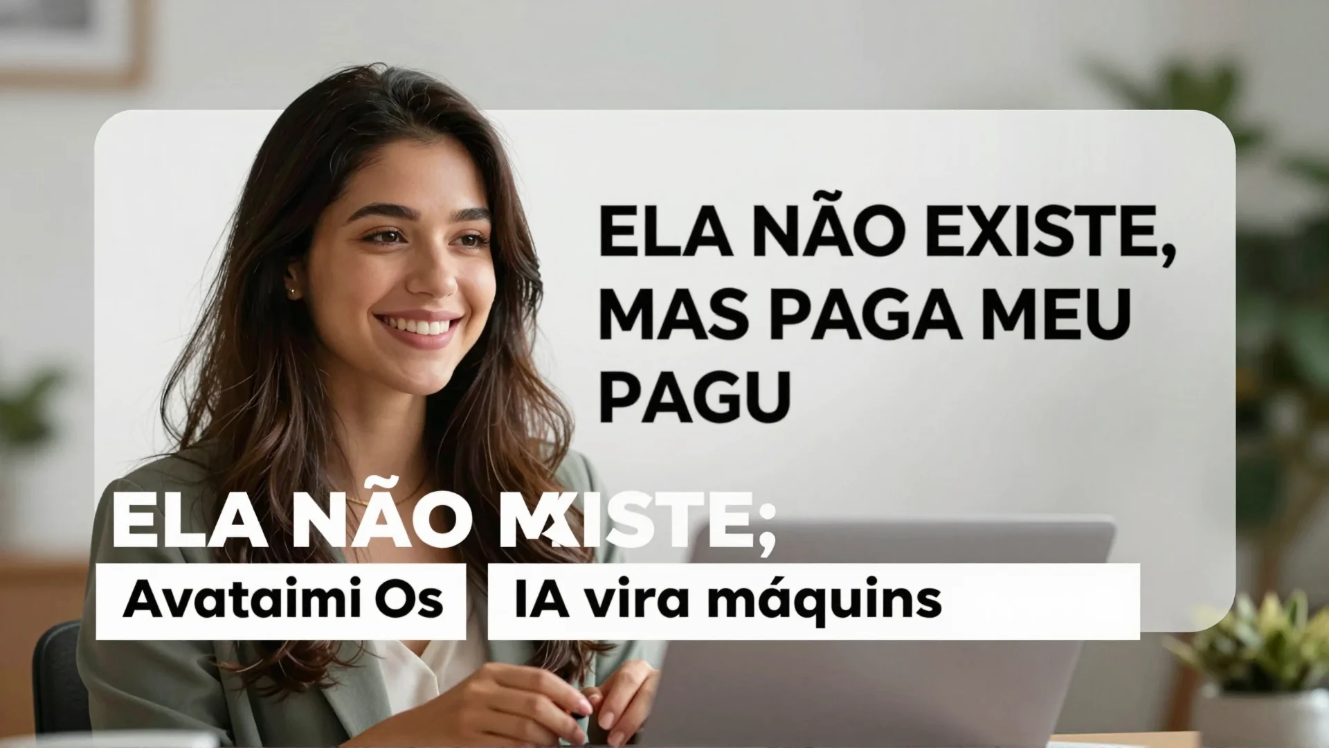 Ela não existe, mas paga meu cartão: Avatares IA vira máquina de ganhar dinheiro nas redes sociais