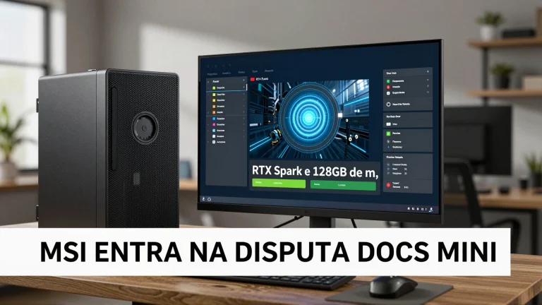 MSI entra na disputa dos mini PCs com RTX Spark e 128GB de memória RAM no mercado