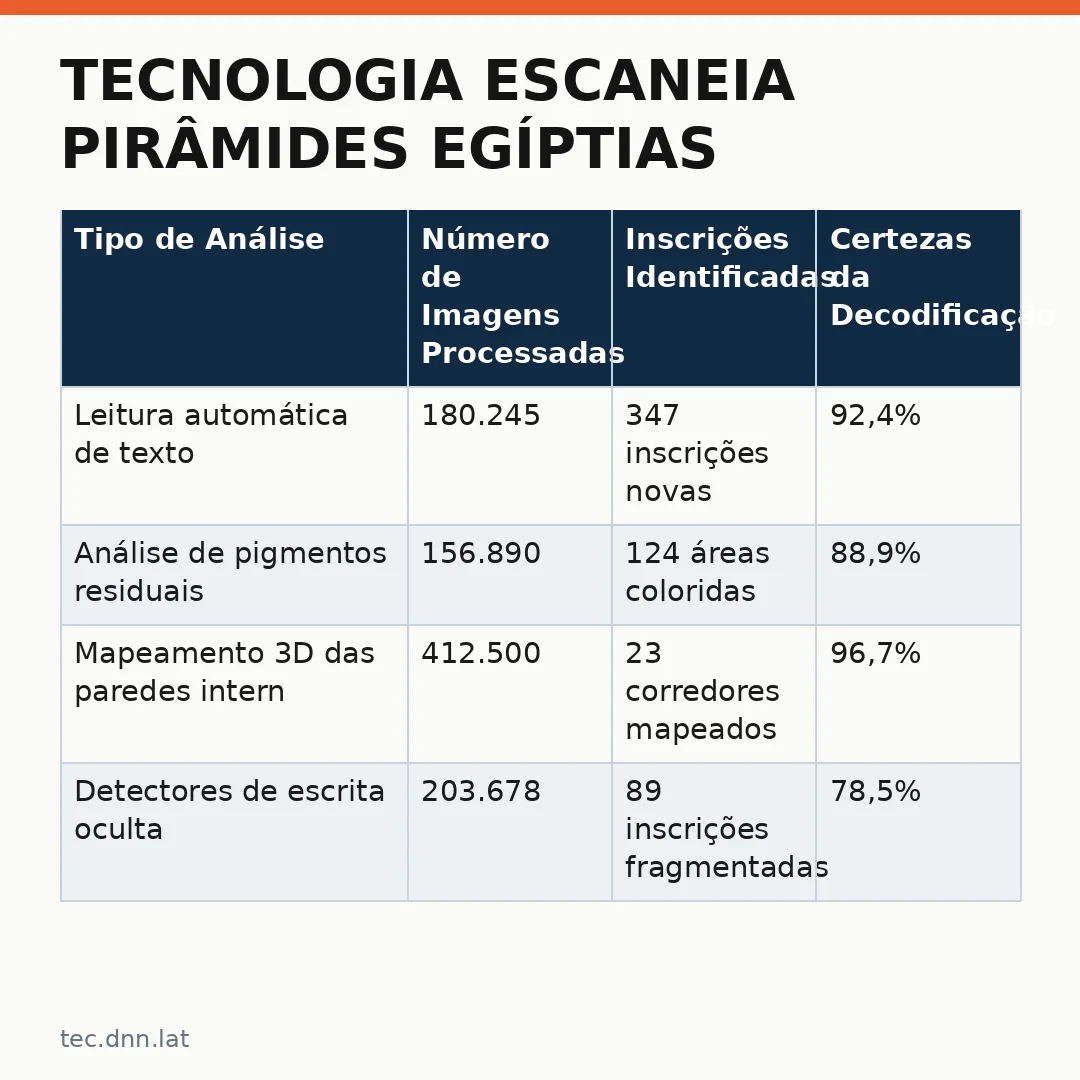 Infográfico - Tecnologia escaneia pirâmides egíptias e revela rainha governante há 5 mil anos