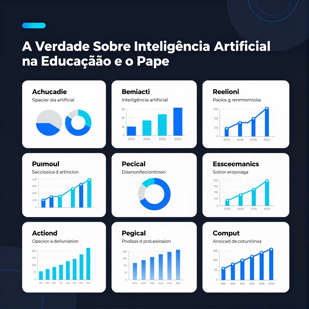 Infográfico - A Verdade Sobre Inteligência Artificial na Educação e o Papel dos Profissionais