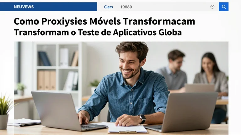Como Proxies Móveis Transformam o Teste de Aplicativos Globais