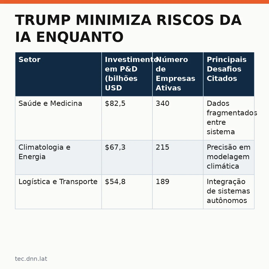 Infográfico - Trump Minimiza Riscos da IA Enquanto China e Europa Reagem