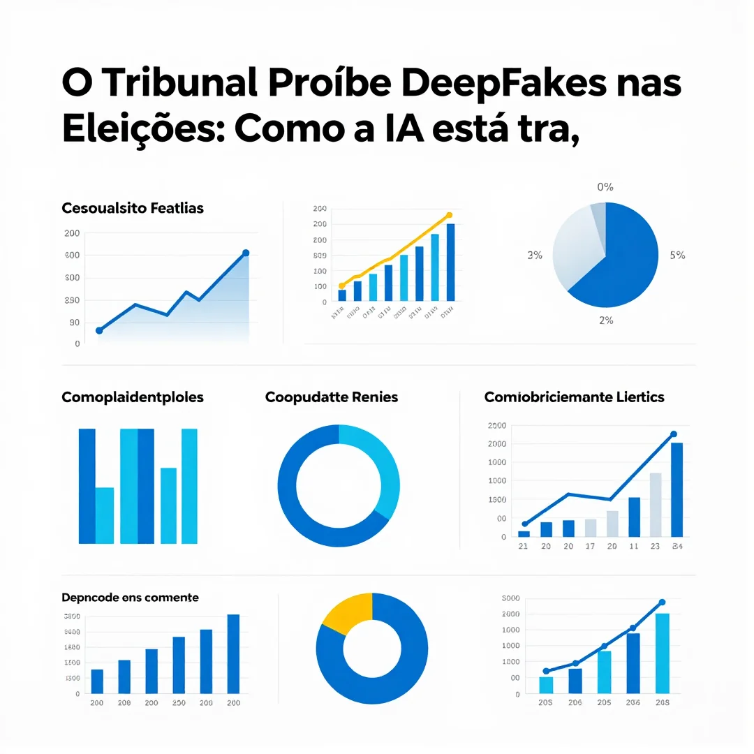 Infográfico - O Tribunal Proíbe Deepfakes nas Eleições: Como a IA Está Transformando os Processos Eleitorais