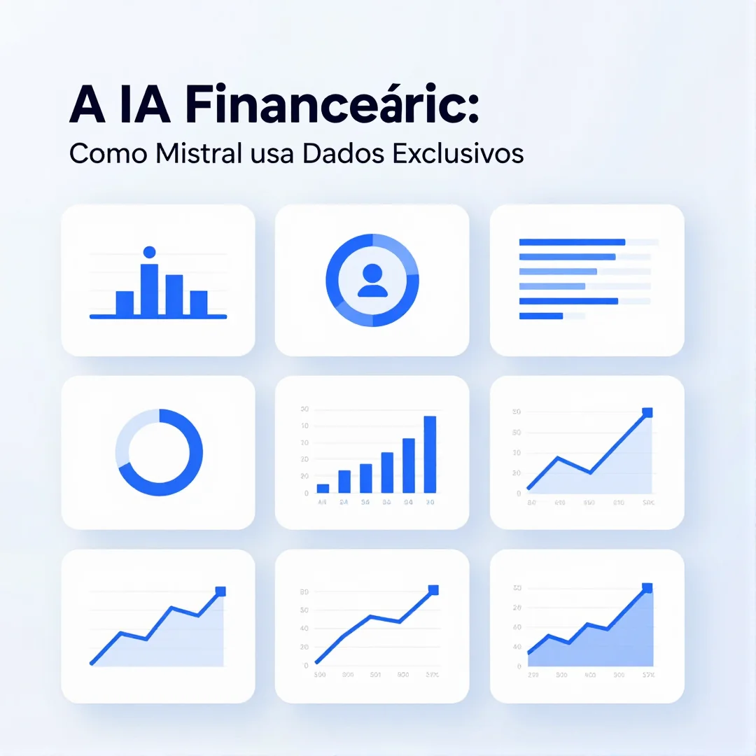 Infográfico - A IA Financeira: Como Mistral Usa Dados Exclusivos para Dominar o Mercado